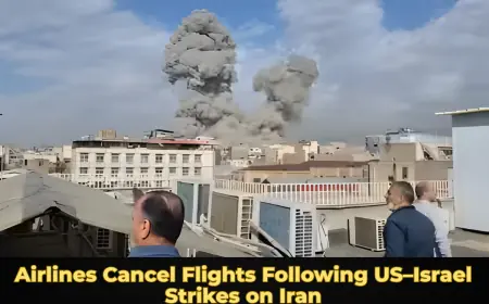 Airlines Cancel Flights Following US–Israel Strikes on Iran