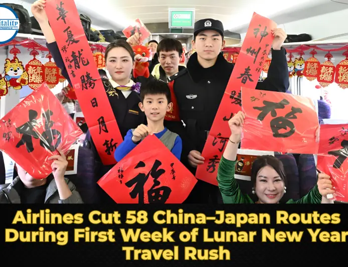 Airlines Cut 58 China–Japan Routes During First Week of Lunar New Year Travel Rush