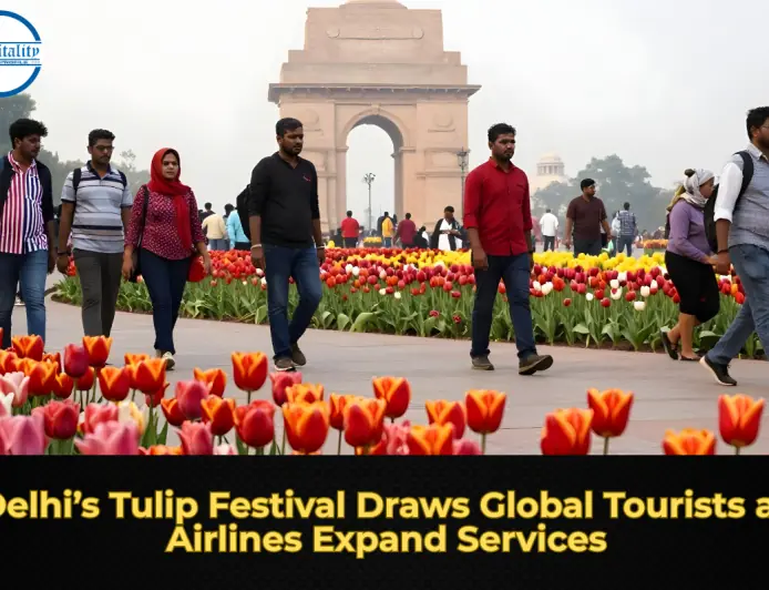 Delhi’s Tulip Festival Draws Global Tourists as Airlines Expand Services