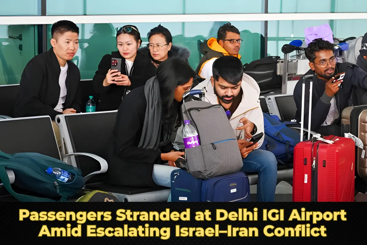 Passengers Stranded at Delhi IGI Airport Amid Escalating Israel–Iran Conflict