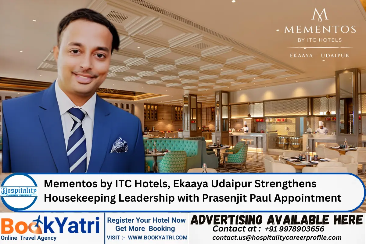 Mementos by ITC Hotels, Ekaaya Udaipur Strengthens Housekeeping Leadership with Prasenjit Paul Appointment