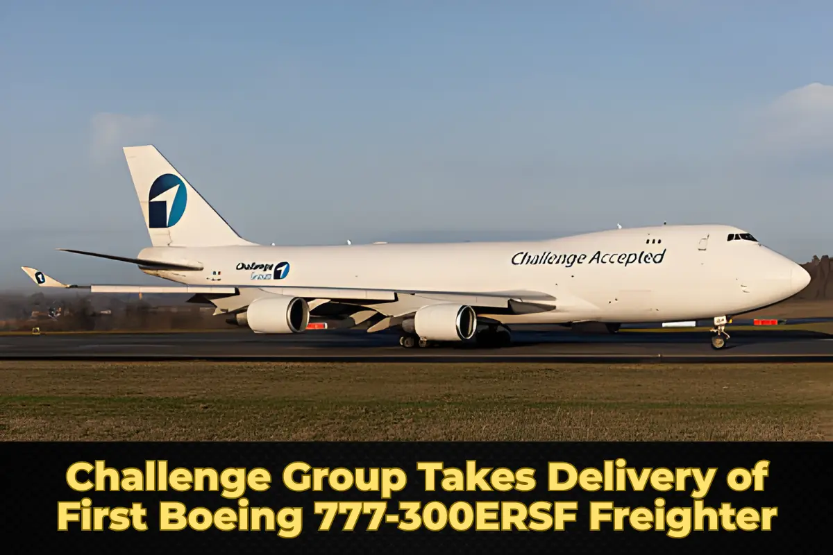 Challenge Group Takes Delivery of First Boeing 777-300ERSF Freighter