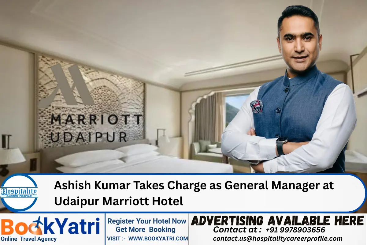 Ashish Kumar Takes Charge as General Manager at Udaipur Marriott Hotel