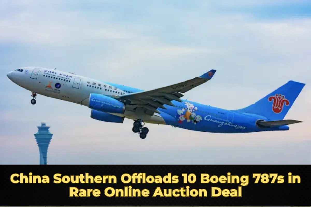 China Southern Offloads 10 Boeing 787s in Rare Online Auction Deal
