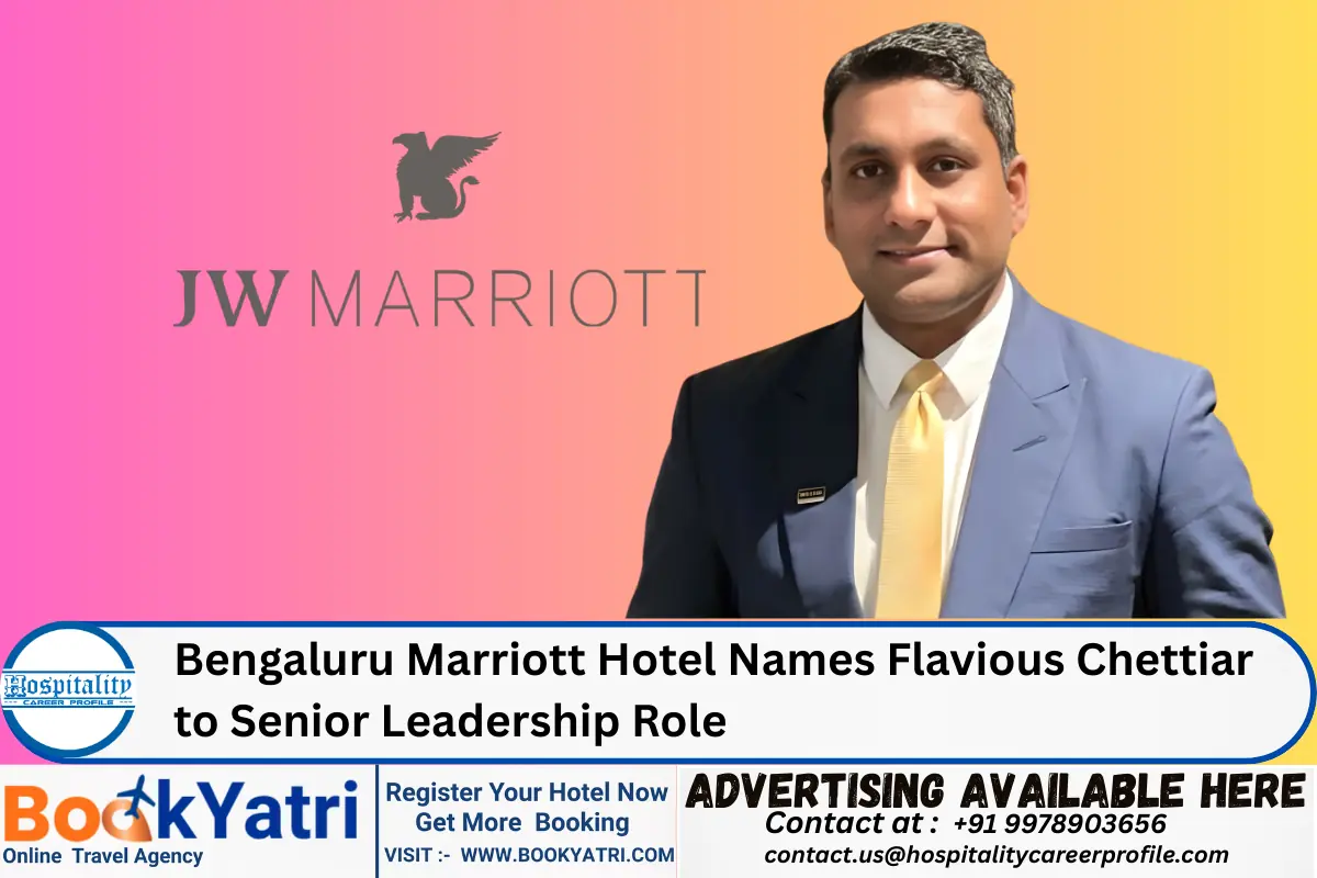 Bengaluru Marriott Hotel Names Flavious Chettiar to Senior Leadership Role