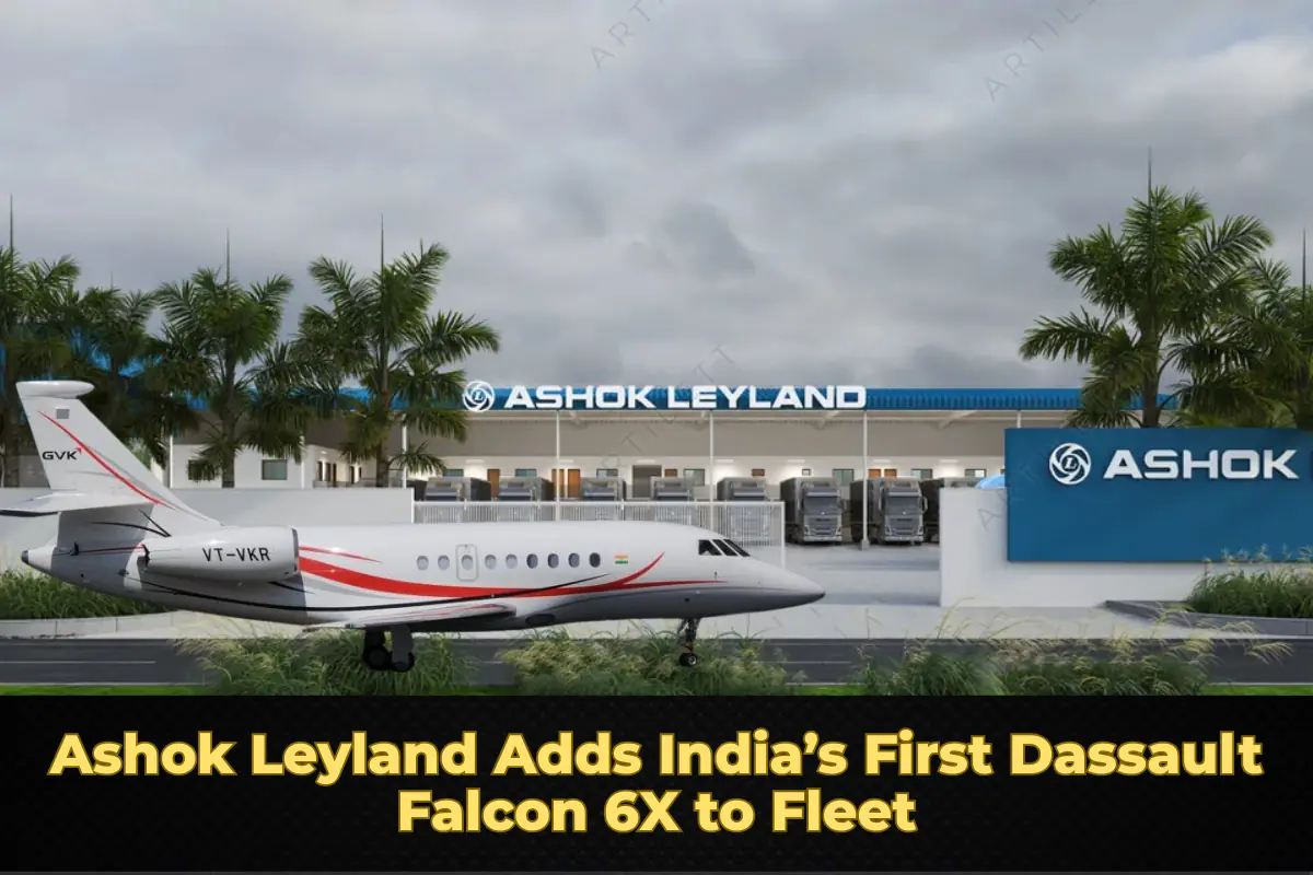 Ashok Leyland Adds India’s First Dassault Falcon 6X to Fleet