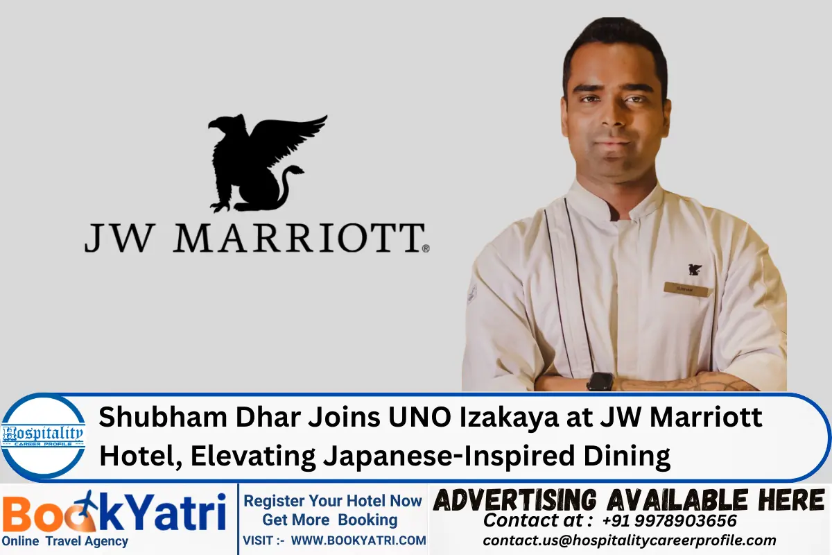 Shubham Dhar Joins UNO Izakaya at JW Marriott Hotel, Elevating Japanese-Inspired Dining