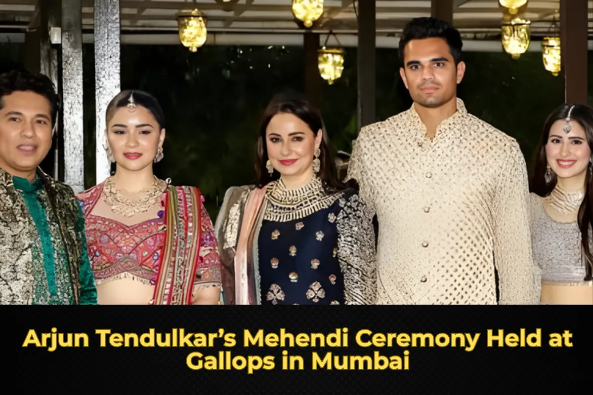 Arjun Tendulkar’s Mehendi Ceremony Held at Gallops in Mumbai