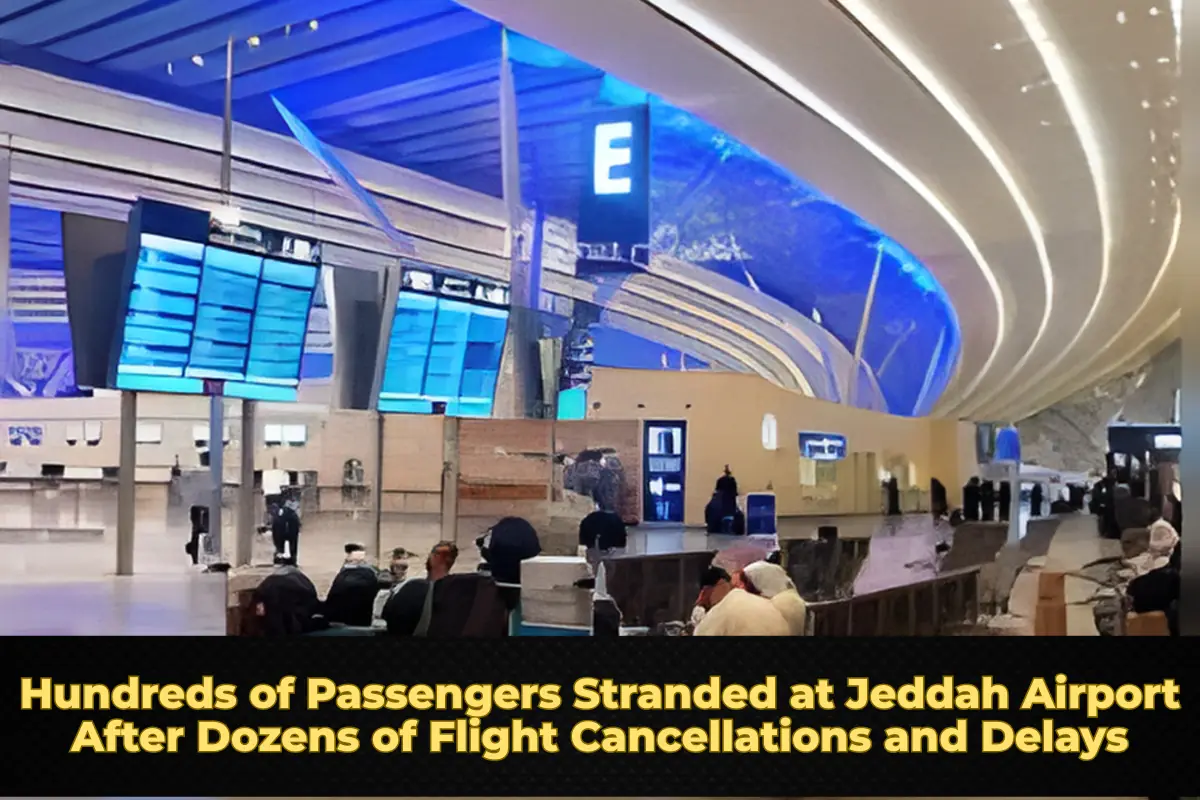 Hundreds of Passengers Stranded at Jeddah Airport After Dozens of Flight Cancellations and Delays