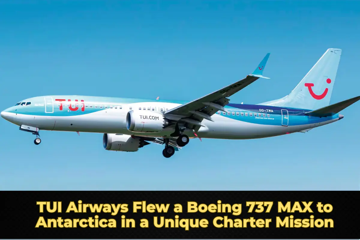 TUI Airways Flew a Boeing 737 MAX to Antarctica in a Unique Charter Mission
