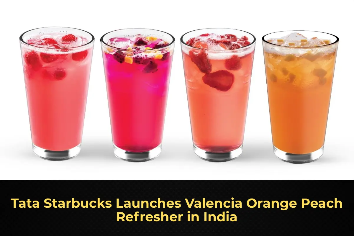 Tata Starbucks Launches Valencia Orange Peach Refresher in India