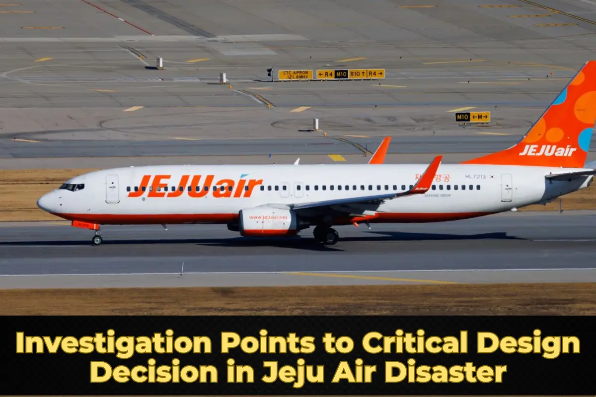 Investigation Points to Critical Design Decision in Jeju Air Disaster