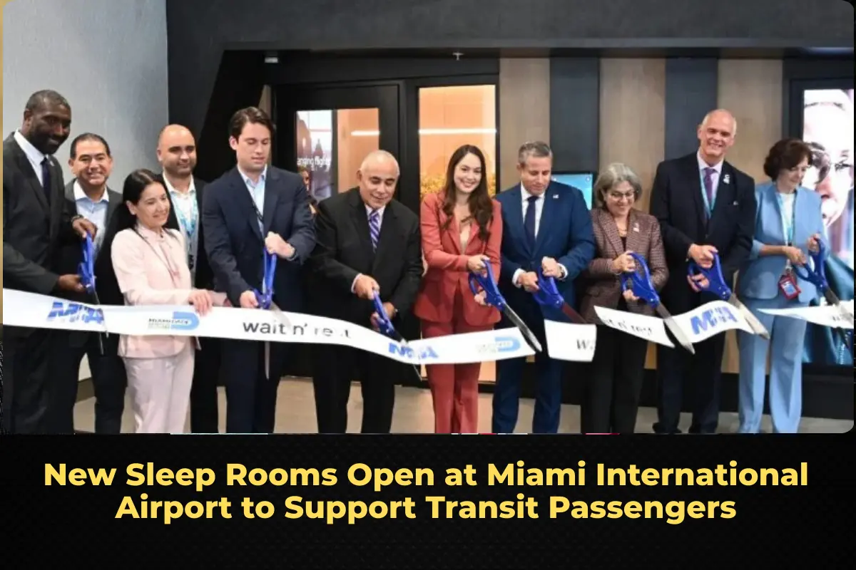 New Sleep Rooms Open at Miami International Airport to Support Transit Passengers