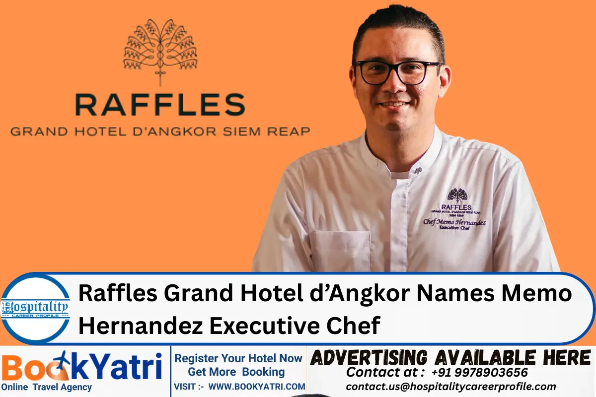 Raffles Grand Hotel d’Angkor Names Memo Hernandez Executive Chef