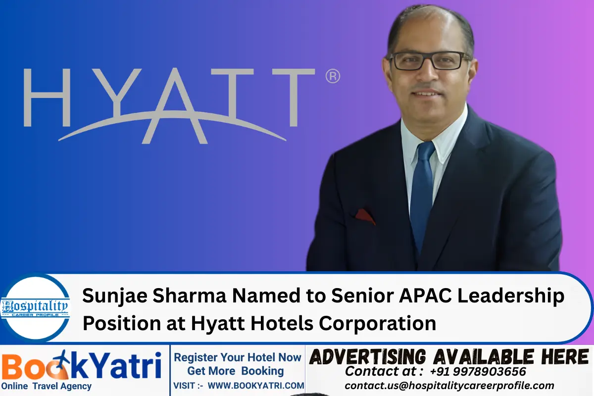 Sunjae Sharma Named to Senior APAC Leadership Position at Hyatt Hotels Corporation