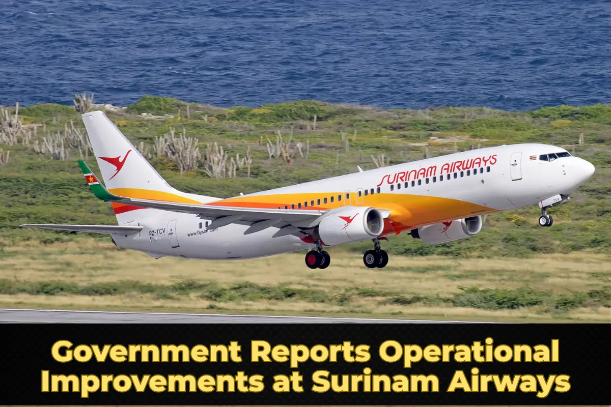Government Reports Operational Improvements at Surinam Airways
