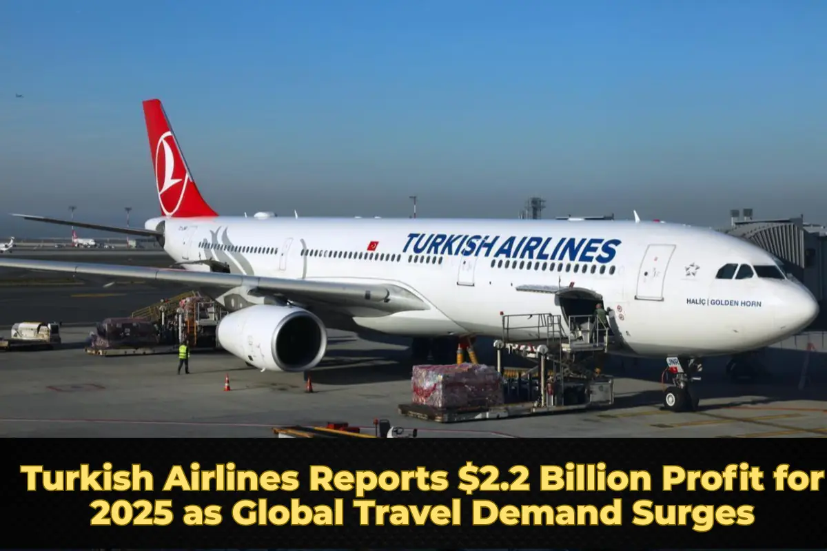 Turkish Airlines Reports $2.2 Billion Profit for 2025 as Global Travel Demand Surges