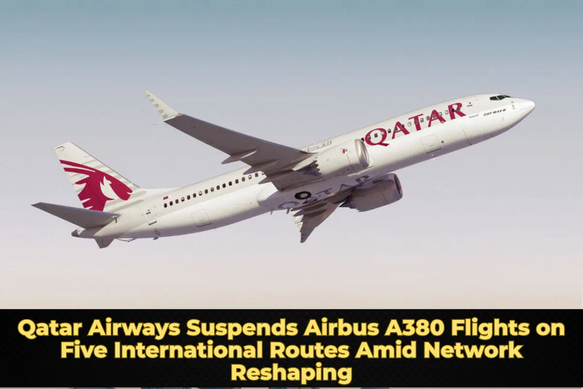 Qatar Airways Suspends A380 Flights on Five Global Routes During Fleet Strategy Shift