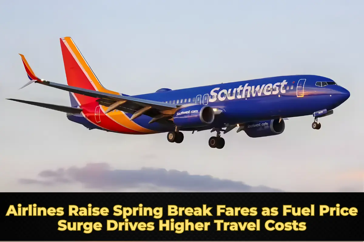 Airlines Raise Spring Break Fares as Fuel Price Surge Drives Higher Travel Costs