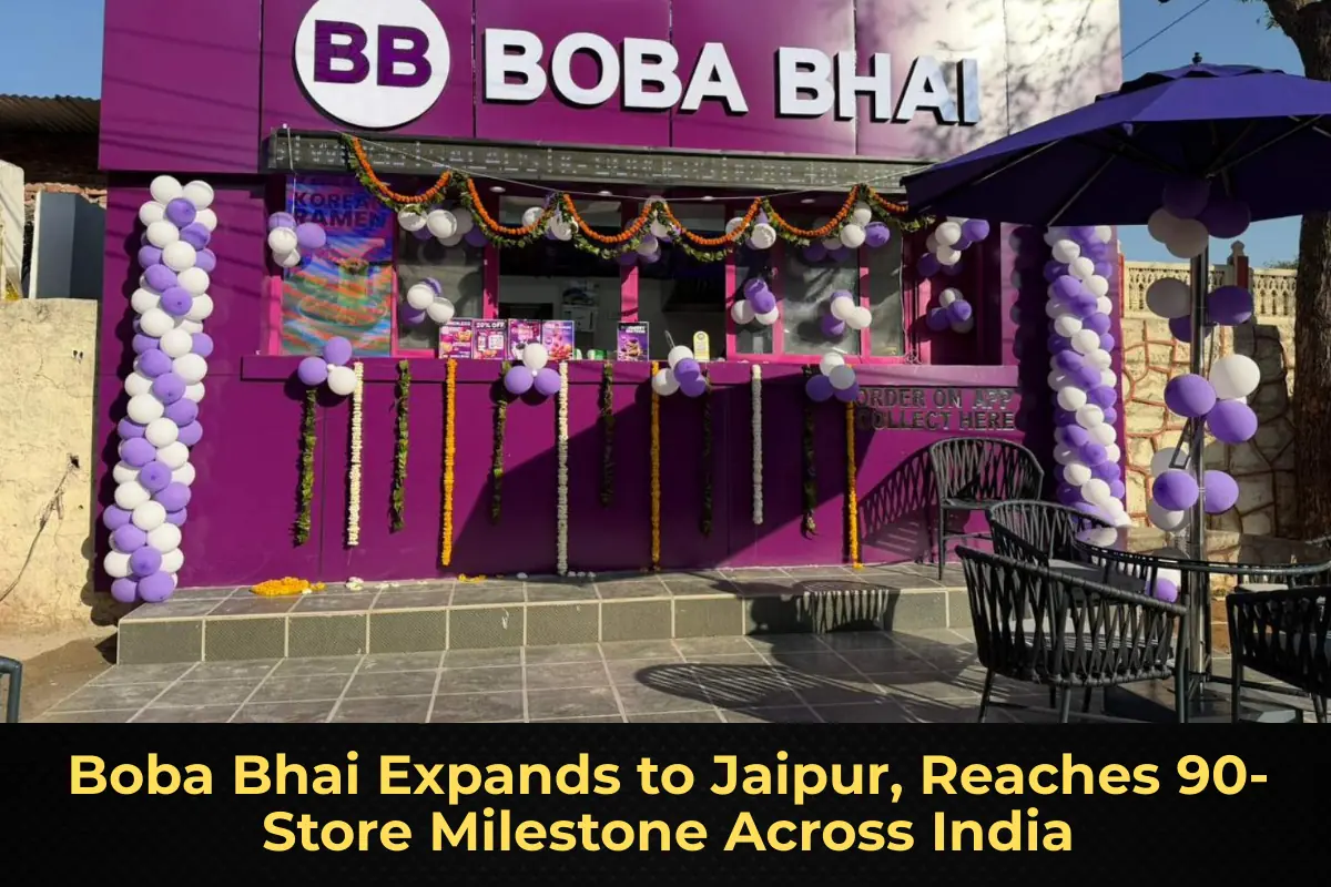 Boba Bhai Expands to Jaipur, Reaches 90-Store Milestone Across India