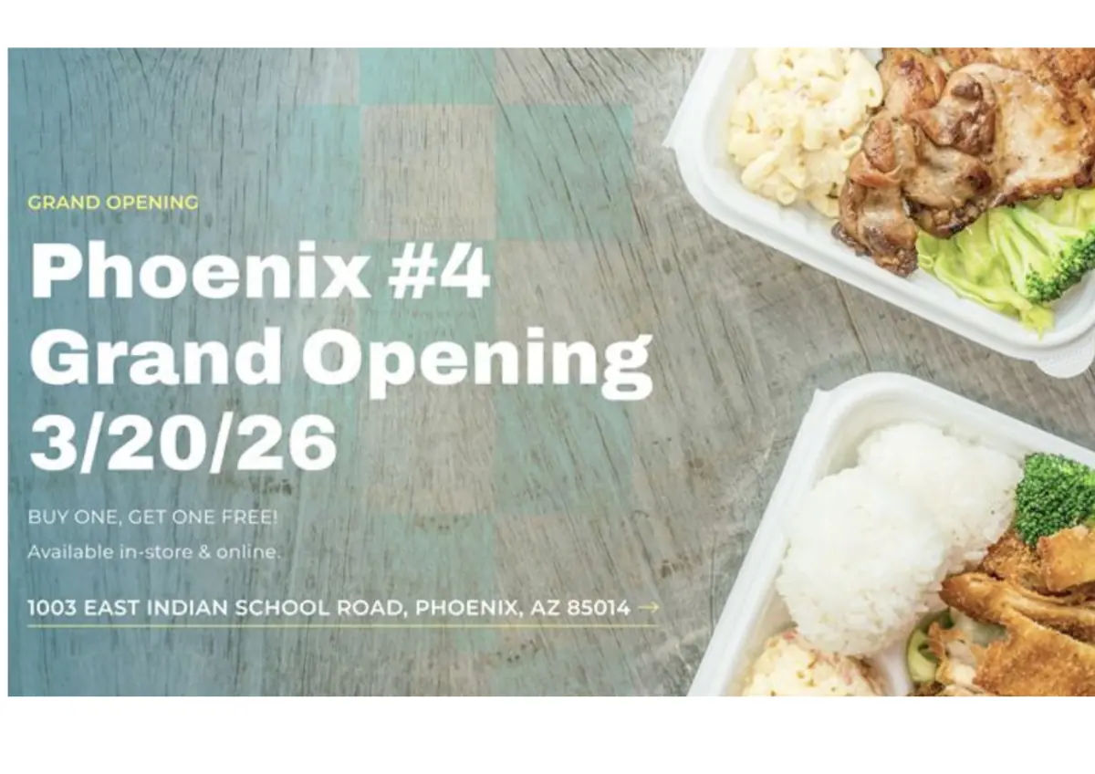 Ono Hawaiian BBQ Expands with New Restaurant Opening in Phoenix