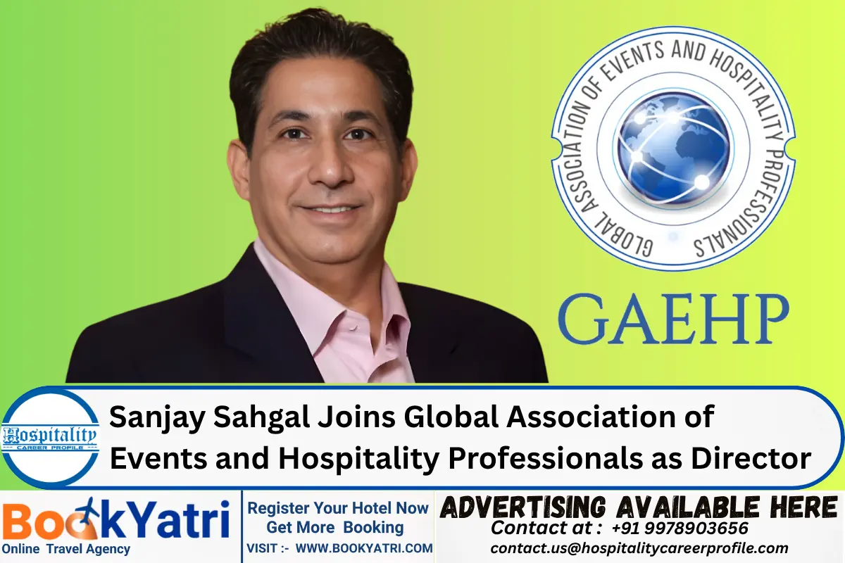 Sanjay Sahgal Joins Global Association of Events and Hospitality Professionals as Director