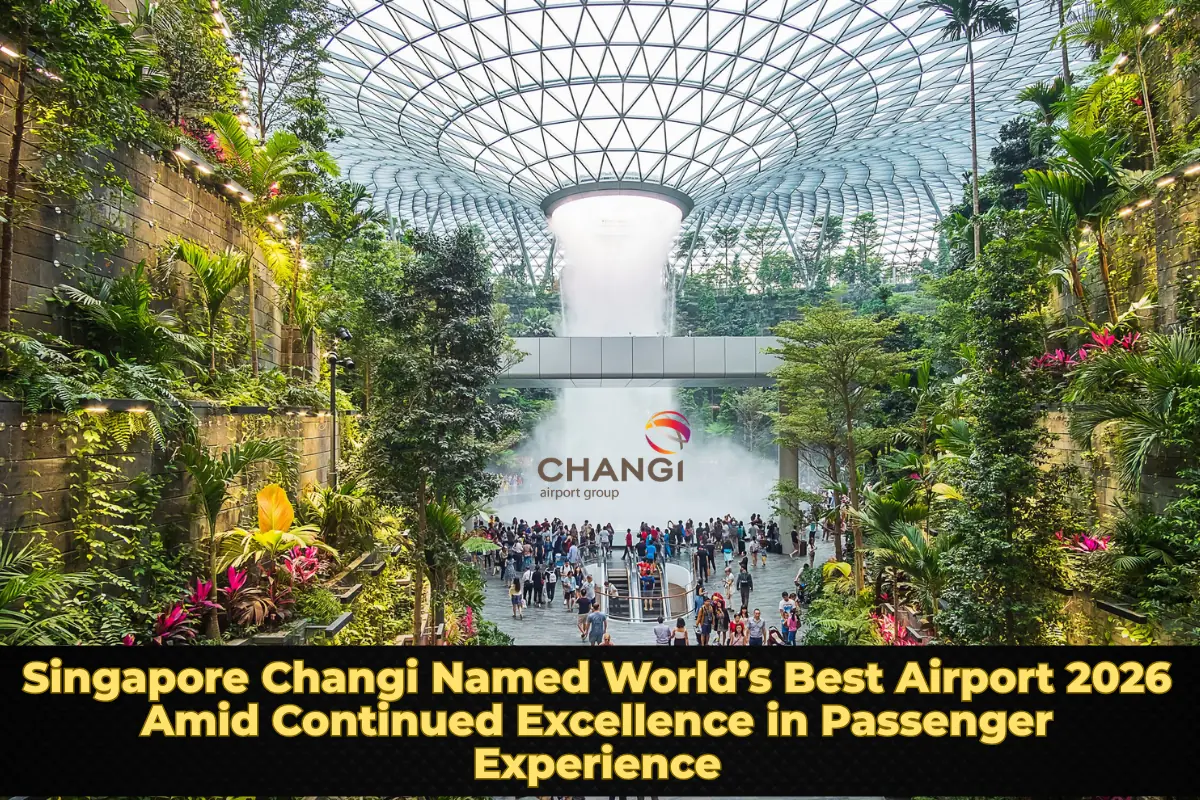 Singapore Changi Named World’s Best Airport 2026 Amid Continued Excellence in Passenger Experience