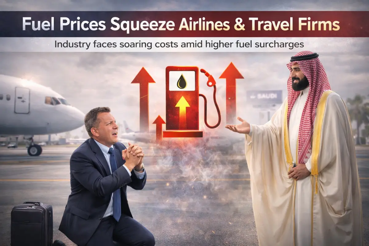 Higher Fuel Surcharges Weigh on Airlines and Travel Firms Amid Rising Costs