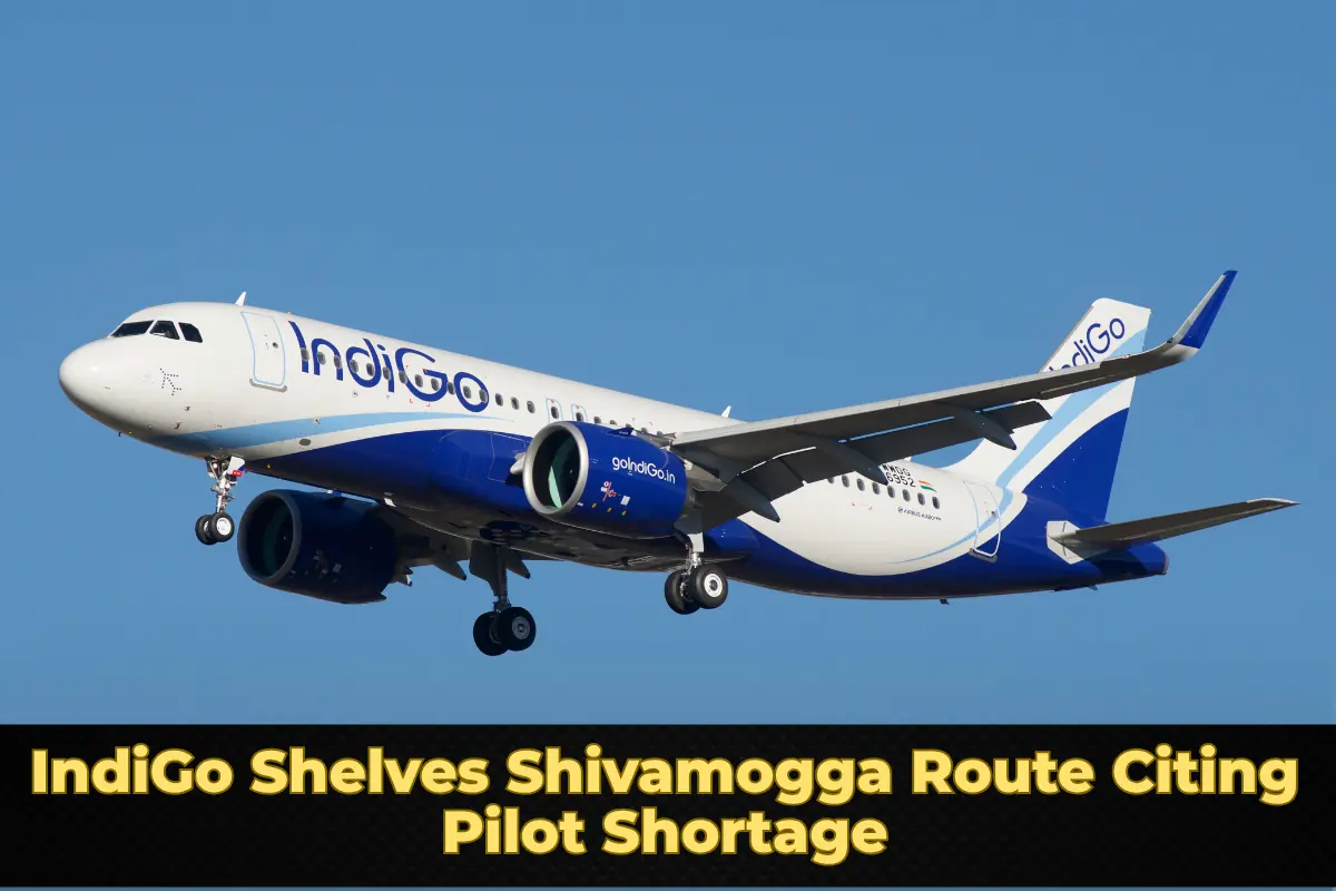 IndiGo Shelves Shivamogga Route Citing Pilot Shortage