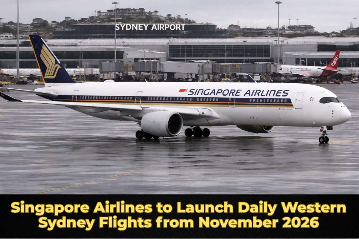 Singapore Airlines to Launch Daily Western Sydney Flights from November 2026