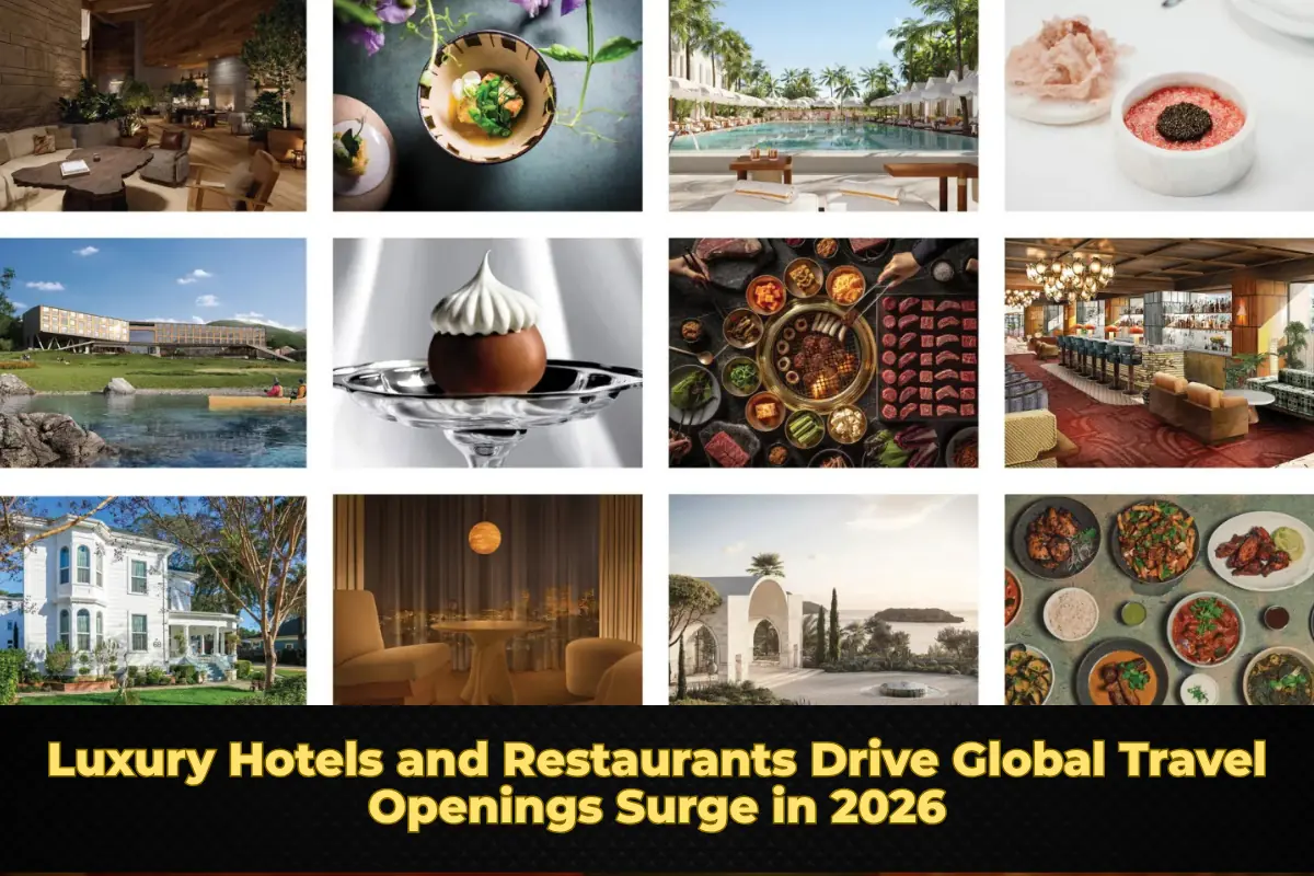 Luxury Hotels and Restaurants Drive Global Travel Openings Surge in 2026