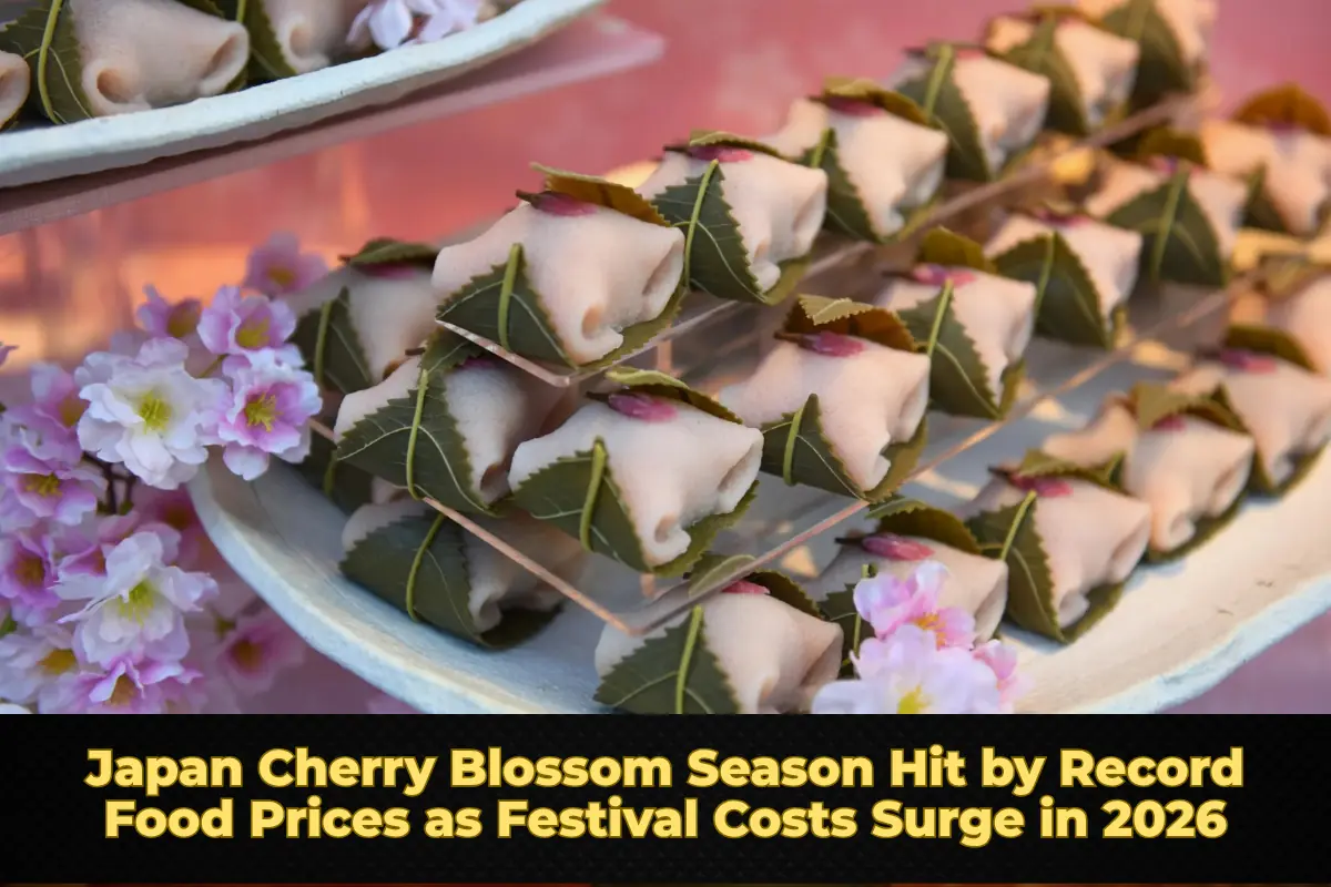 Japan Cherry Blossom Season Hit by Record Food Prices as Festival Costs Surge in 2026