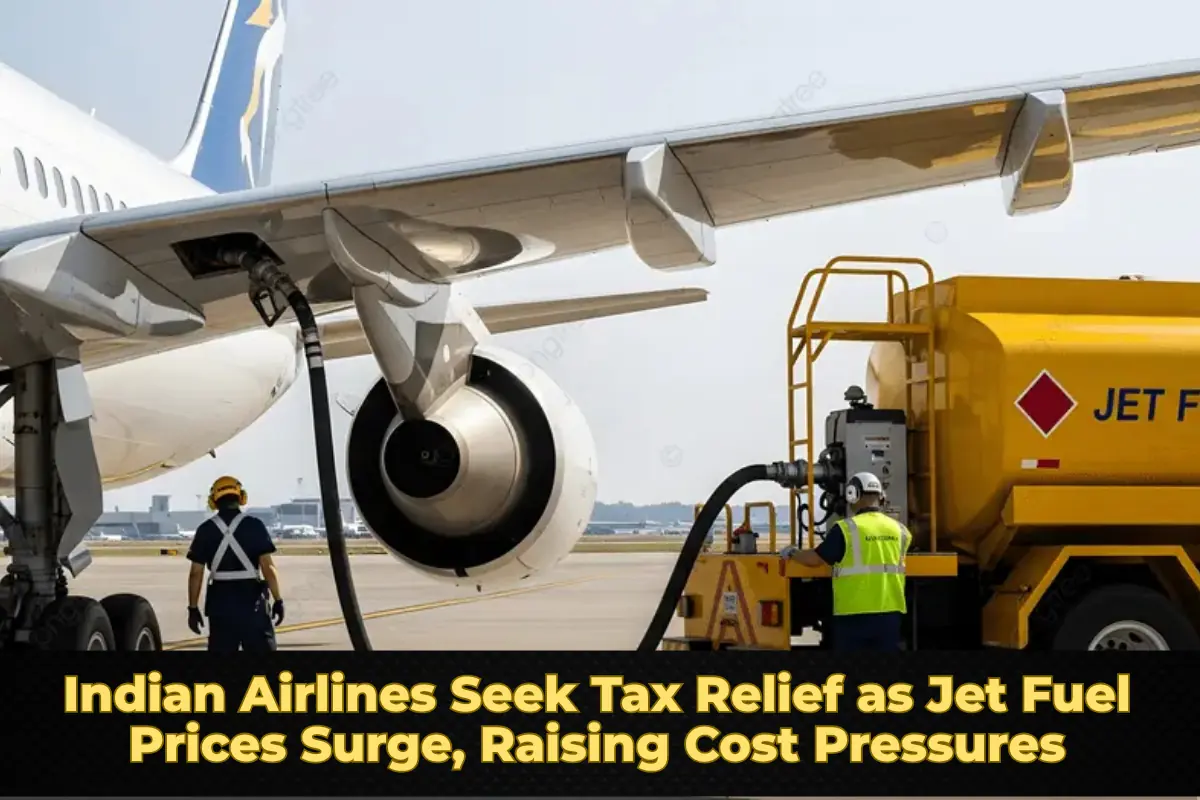 Indian Airlines Seek Tax Relief as Jet Fuel Prices Surge, Raising Cost Pressures