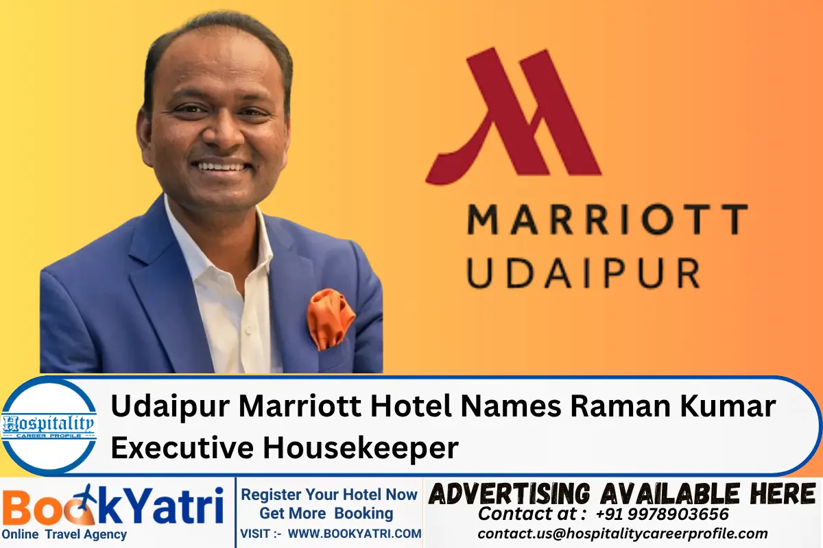 Udaipur Marriott Hotel Names Raman Kumar Executive Housekeeper