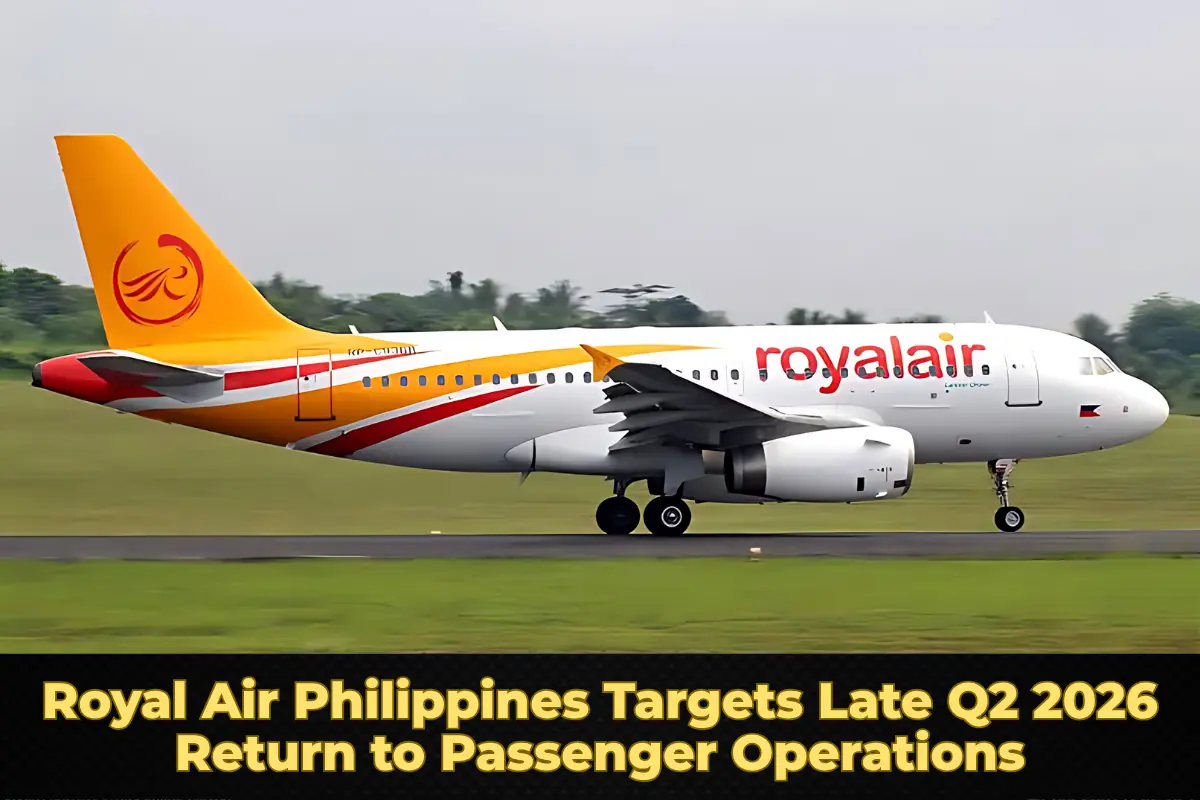 Royal Air Philippines Targets Late Q2 2026 Return to Passenger Operations