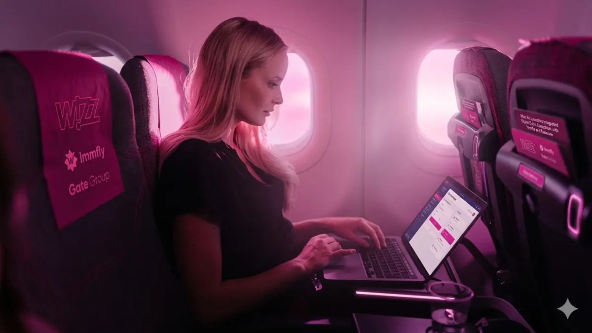 Wizz Air Launches Integrated Digital Cabin Ecosystem with Immfly and Gateare