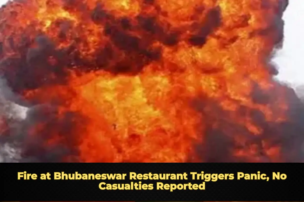 Fire at Bhubaneswar Restaurant Triggers Panic, No Casualties Reported