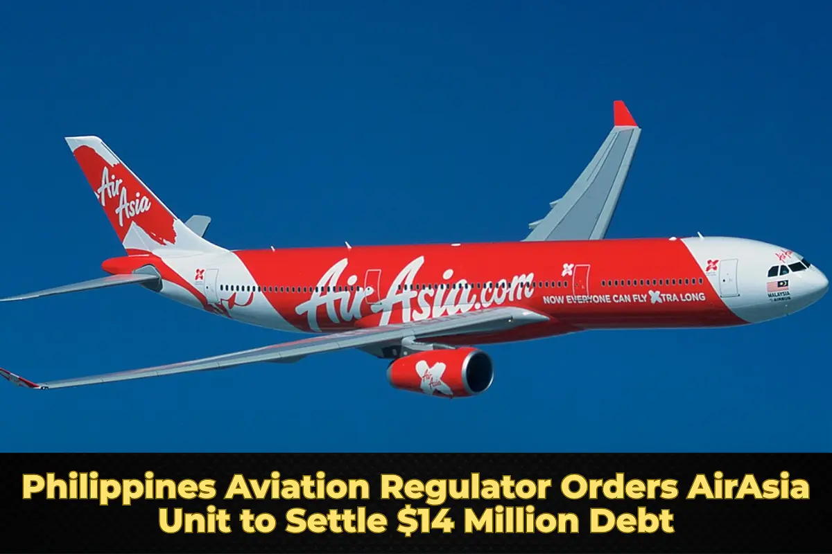Philippines Aviation Regulator Orders AirAsia Unit to Settle $14 Million Debt