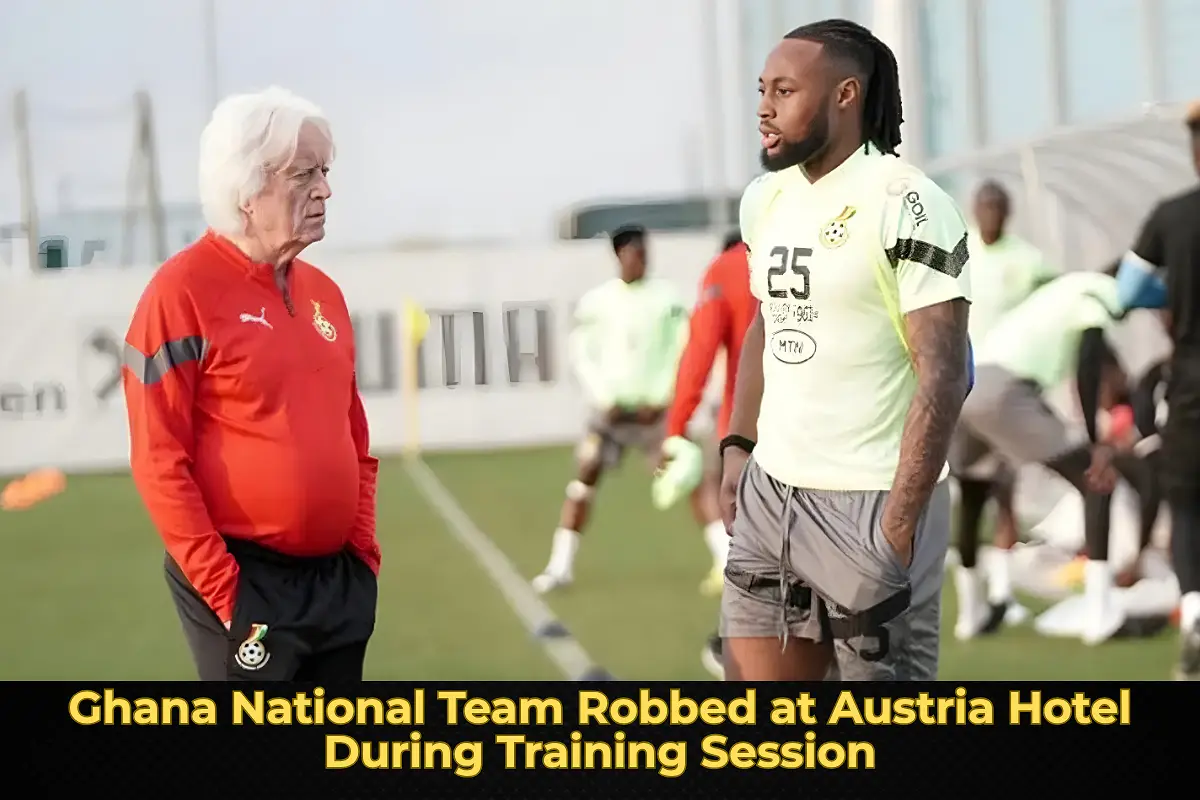 Ghana National Team Robbed at Austria Hotel During Training Session