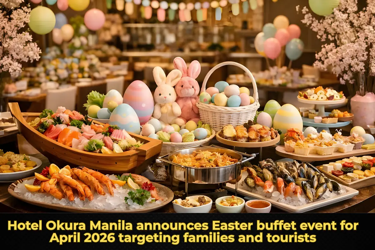 Hotel Okura Manila announces Easter buffet event for April 2026 targeting families and tourists