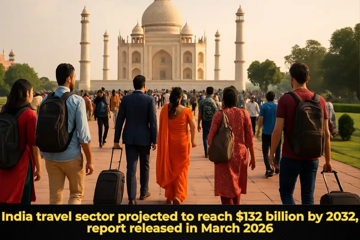India travel sector projected to reach $132 billion by 2032, report released in March 2026