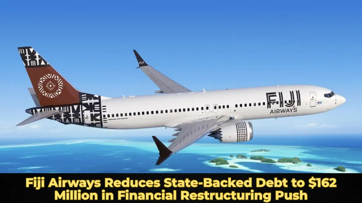 Fiji Airways Reduces State-Backed Debt to $162 Million in Financial Restructuring Push