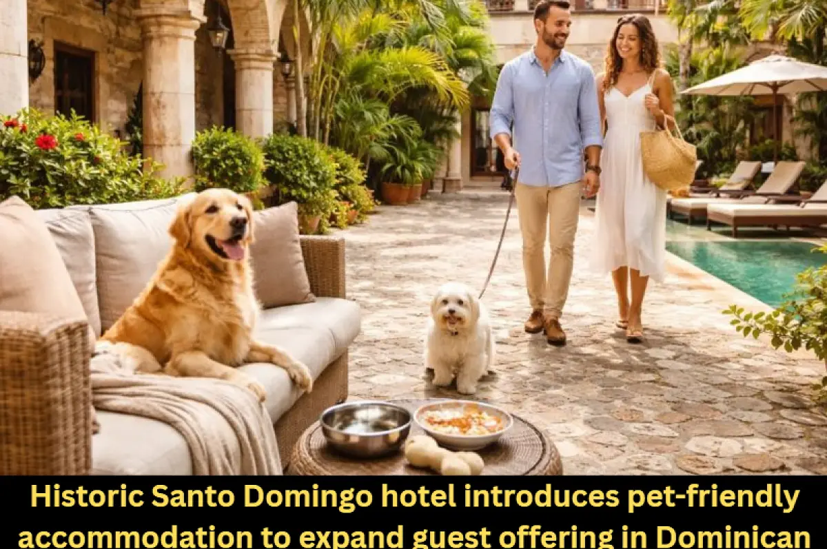 Historic Santo Domingo hotel introduces pet-friendly accommodation to expand guest offering in Dominican Republic
