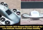 China Unveils UFO-Shaped Electric Aircraft for Low-Altitude Tourism and Urban Mobility