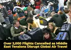 Over 2,000 Flights Cancelled as Middle East Tensions Disrupt Global Air Travel