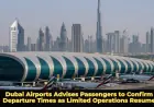 Dubai Airports Advises Passengers to Confirm Departure Times as Limited Operations Resume