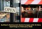 Buffalo’s Restaurant Scene Surges with 10 New Openings in February 2026