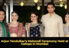 Arjun Tendulkar’s Mehendi Ceremony Held at Gallops in Mumbai