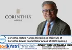 Corinthia Hotels Names Mohammed Wazir GM of Corinthia Gewan Island Qatar Ahead of 2027 Opening