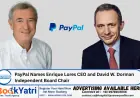 PayPal Names Enrique Lores CEO and David W. Dorman Independent Board Chair